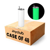 20 OZ Sublimation Tumblers Glow in the Dark /  case of 48